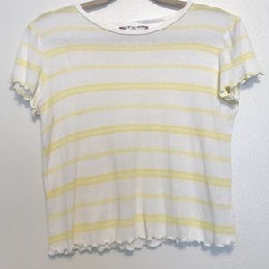 Fun ruffle edge shirt!